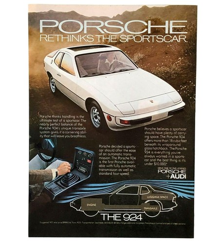 1977 porsche 924 advertisement - 1977,