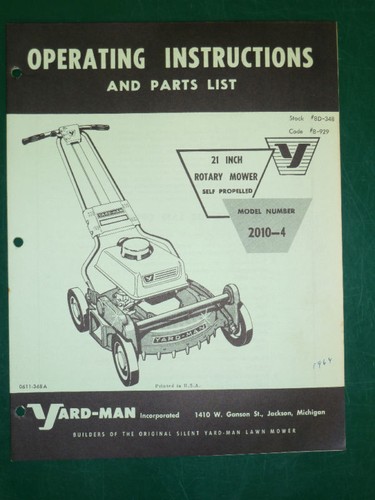 Vintage yard man - vintage, yard-man