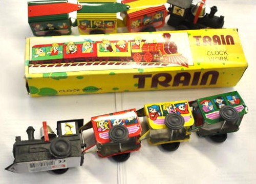 Travail horloge train en - train,