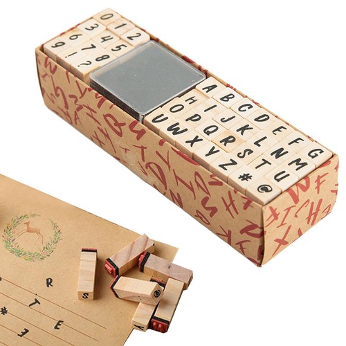 Tampons alphabet set kit - set,