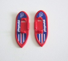 PLAYMOBIL (AA112) DINOSAURS - pair of red snowshoes 3170 3194