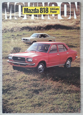 Mazda 818 Range Brochure 1971 - Saloon  Coupe