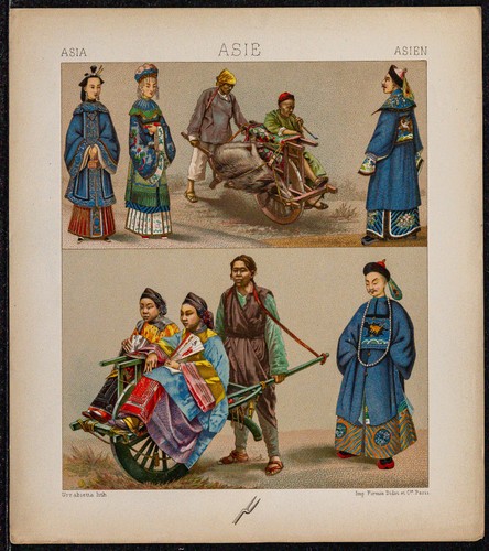 1890 costumes chinois - costumes,