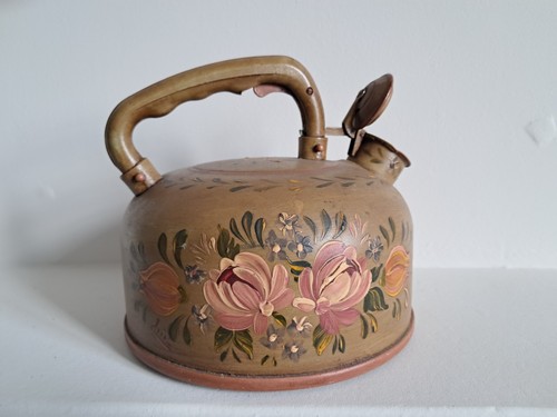 Bouilloire ancienne aluminium - bouilloire,