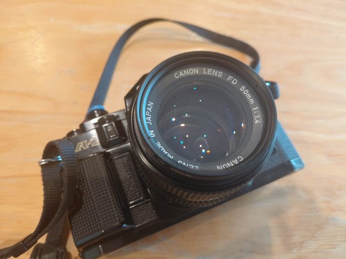 Canon avec objectir 50mm - a1,