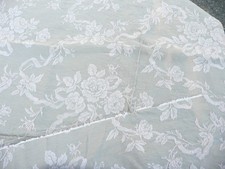 Antique mattress canvas with flower decorations 57 cm x 81 cm, 57 cm x 88 cm