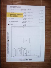 Service Manuelle pour Bang &