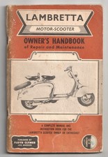 Lambretta Motor Scooter Owner's Manual, Floyd Clymer