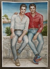 Aquarelle Originale Du Peintre