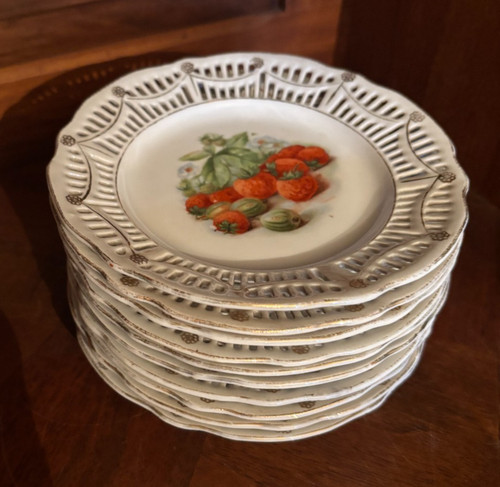 Assiettes dessert - 10,