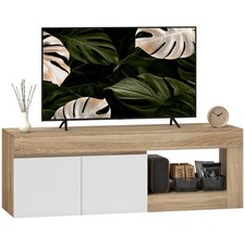 HOMCOM Meuble TV 140x40x48cm