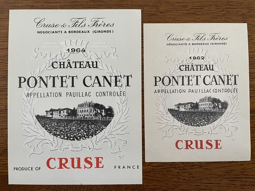 étiquettes château pontet - Étiquettes,