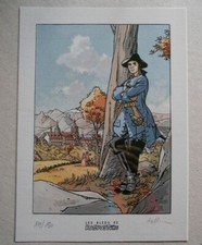 SUPERBE ex-libris 02 PELLERIN ( L'Epervier ) LES BLEUS DE RASPOUTINE