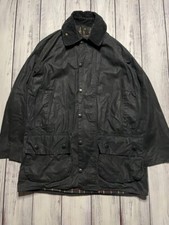 Men's Barbour Beaufort Jacket Vintage Wax Navy Blue A155 England Size C36/91 CM