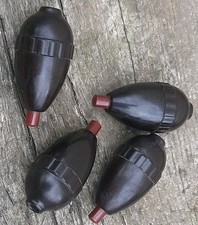 LOT OF 4 ANTIQUE BAKELITE SWITCHES PEAR OLIVE SHAPE ART DECO 