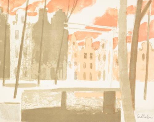 Bernard cathelin lithographie - bernard,