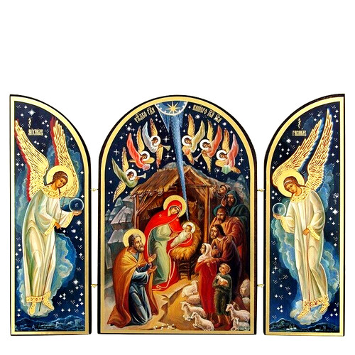 Icone nativite christ - la,