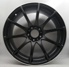 Unique Jantes Alu Tomason TN1 8,5x19 ET40 LK114,3 Noir Mat Felgenhorn Argent