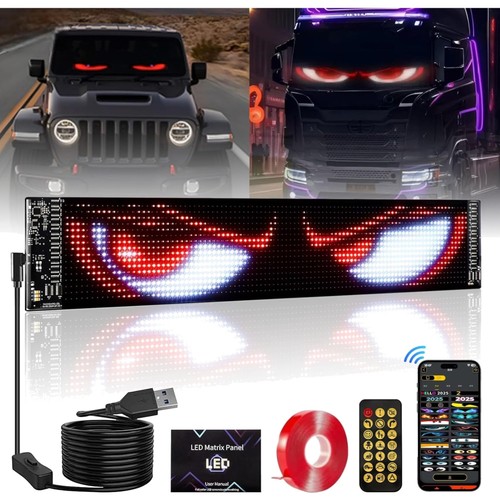 Yeux led programmables pour - programmables,