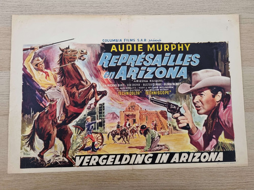 Affiche ancienne cinéma belge