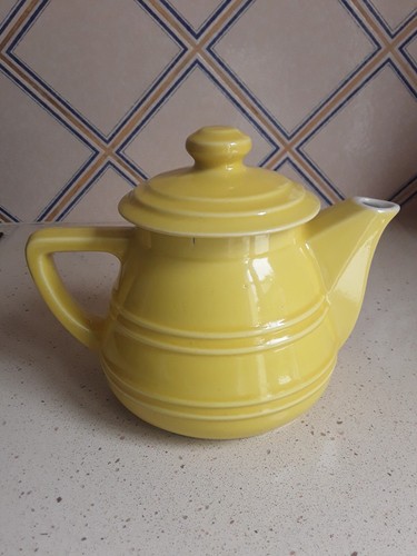 Cafetière jaune théière - jaune, ou