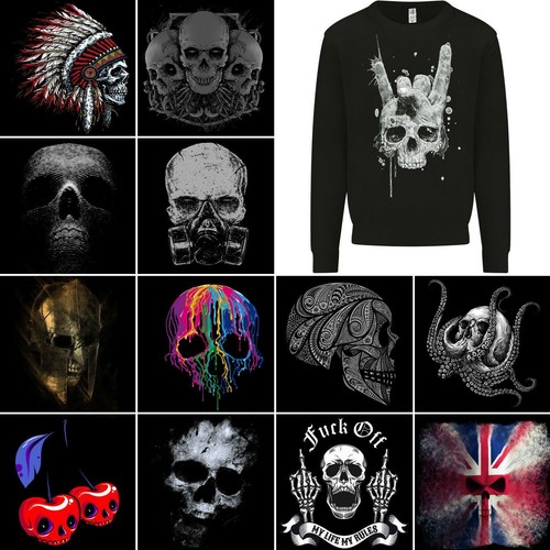 Hommes crâne pull - hommes,
