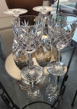 4 verres a vin cristal de