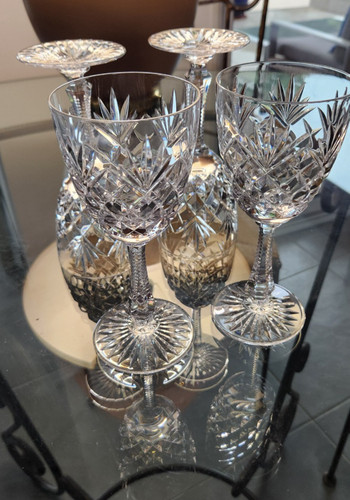 Verres vin cristal de - a,