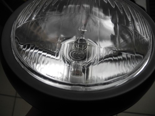 Phare rond moto neuf code - phare,