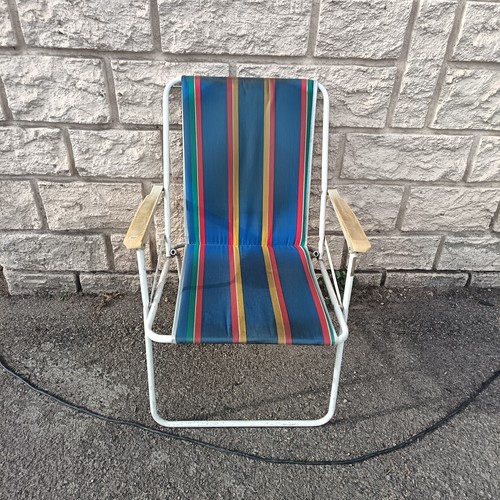 Chaise pliante vintage - chaise,