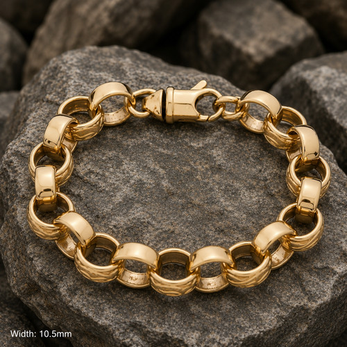 Bracelet belcher homme or - bracelet,