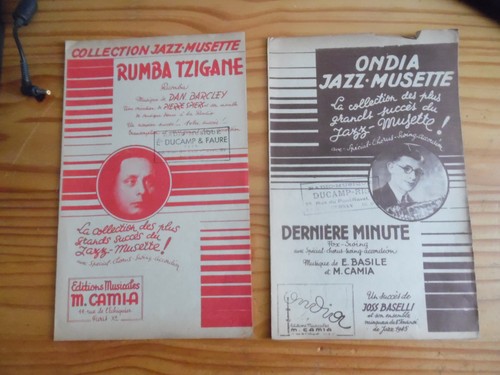 Partition ondia jazz musette - jazz,
