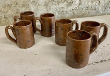 6 tasses / mugs en grès