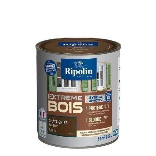 Ripolin peinture bois satin - bois,