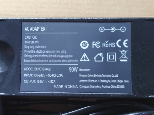 Chargeur secteur 90w - chargeur, 19.5v