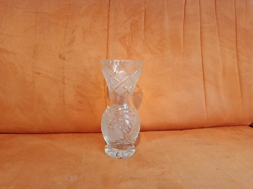 Ancien vase soliflore - vase, verre