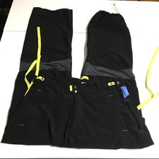 Zumba Pants Womens Small Black Cargo Dance Fitness Activewear Nylon Logo