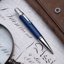 Montblanc - Boheme Etui Blue Lizardskin - Ballpoint