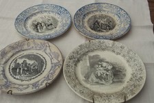 4 assiettes à thème
