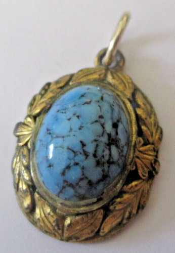 Ancien pendentif couleur - , or