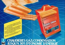 1983 Advertising Advertising 019 Gaz de France Condensation Boilers (2p) 
