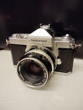 Appareil Photo Argentique Nikon Nikkormat FTn Objectif Nippon Hogaku 1:2 f=50mm 