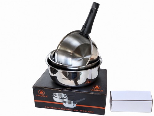 Laguiole set casseroles inox - laguiole,