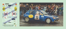 Decals 1/43 Peugeot 205 GTi