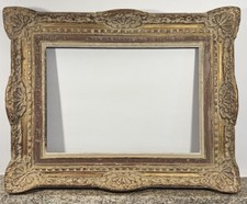 Rare antique Montparnasse 8P frame with shell decorations Foliage: 33 x 47 cm