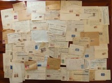 ● Lot 50 vieux papiers avec