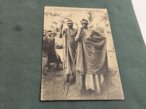 Carte postale congo roi du - congo,
