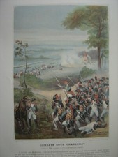 Gravure des Combats sous