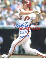 MIKE SCHMIDT - PHILLIES Autographed Signed 8x10 Reprint Photo !!