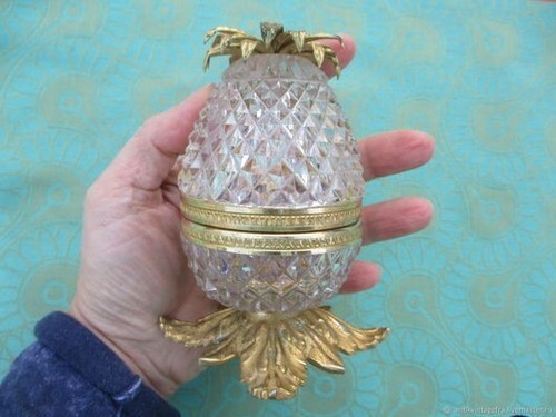 Bonbonnière ancienne ananas - bonbonnière,